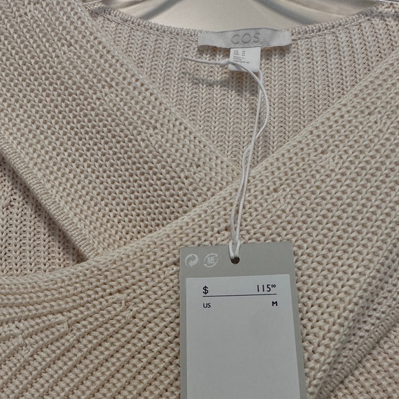 NWT COS Women Cut Out Jumper Sweater Knit - Picture 9 of 9